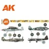 AK Interactive 3rd Gen akrilinių dažų rinkinys Luftwaffe vėlyvojo karo, AK11718