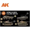 AK Interactive Afrika Korps 1941-43 akrilinių dažų rinkinys, 6 spalvos