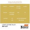 AK Interactive AFV akriliniai dažai Light Stone 61, 17 ml