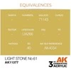 AK Interactive AFV akriliniai dažai Light Stone 61, 17 ml