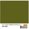 AK Interactive AFV akriliniai dažai Nº1 Light Žalias FS34151, 17 ml