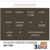 AK Interactive AFV akriliniai dažai Nº5 Earth Brown 17ml (AK11336)