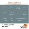 AK Interactive AIR M-485 Mėlyna-Pilkas akriliniai dažai lėktuvams 17ml