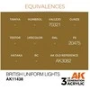 AK Interactive akriliniai dažai figūrėlėms British Uniform Lights 17ml