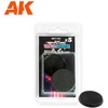 AK Interactive apvalios bazės miniatiūroms 40 mm, rinkinys 5 vnt.