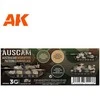 AK Interactive AUSCAM Australijos kamufliažo akrilinių dažų rinkinys