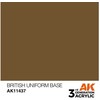 AK Interactive British Uniform Base akriliniai figūrėlių dažai 17 ml 3 kartos