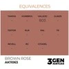 AK Interactive Brown Rose 3gen akriliniai dažai 17ml modeliams