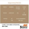 AK Interactive CARC Tan 686A FS33446 AFV akriliniai dažai 17ml