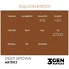 AK Interactive Deep Brown 3rd Gen akriliniai dažai, 17 ml