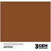 AK Interactive Deep Brown 3rd Gen akriliniai dažai, 17 ml