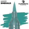 AK Interactive Emerald akrilinis dažų žymeklis su teptuko galiuku