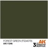AK Interactive Forest Žalias FS34079 AFV akriliniai dažai 17 ml