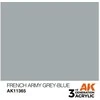 AK Interactive French Army Pilkas-Mėlyna AFV 3 kartos akriliniai dažai 17ml
