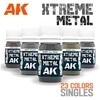 AK Interactive Gun Metal Xtreme Metal emaliniai metaliniai dažai 30ml