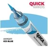 AK Interactive ICE Mėlynas Quick Marker žymeklis miniatiūroms