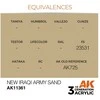 AK Interactive Irako armijos smėlio akriliniai dažai AFV 17ml