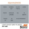 AK Interactive Light Ghost Pilkas FS36375 akriliniai lėktuvų dažai 17 ml