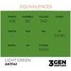 AK Interactive Light Žalias 3 kartos akriliniai dažai 17 ml