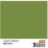 AK Interactive Light Žalias figūrėlių akriliniai dažai 3 kartos 17 ml