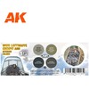 AK Interactive Luftwaffe kabinos akrilinių dažų rinkinys 3rd Gen AK11722
