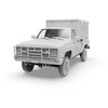 AK Interactive M1008 Cargo Carrier su tentu 1/35 plastikinis karinis rinkinys