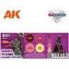 AK Interactive Magenta plazmos švytėjimo akrilinių dažų rinkinys 3Gen