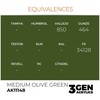 AK Interactive Medium Olive Žalias akriliniai dažai 17ml (3 gen.)
