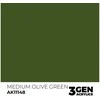 AK Interactive Medium Olive Žalias akriliniai dažai 17ml (3 gen.)