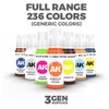 AK Interactive Medium Sand akriliniai dažai 3rd Gen, 17 ml (AK11034)