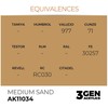 AK Interactive Medium Sand akriliniai dažai 3rd Gen, 17 ml (AK11034)