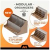 AK Interactive modulinė dažų lentyna 17–18 ml, 63 buteliukams
