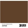 AK Interactive Mud Brown akriliniai dažai modeliams, 17 ml