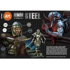 AK Interactive NMM Steel akrilinių dažų rinkinys, 6 spalvos