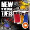 AK Interactive oranžiniai žolės kuokšteliai 2mm miniatiūroms AK8269