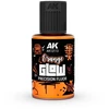 AK Interactive Oranžinis Glow fluorescenciniai emalio dažai, 30 ml AK12113