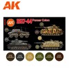 AK Interactive Panzer 1937–44 akrilinių dažų rinkinys tankų kamufliažui