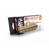 AK Interactive Panzer 1937–44 akrilinių dažų rinkinys tankų kamufliažui
