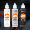 AK Interactive pilkas akrilinis gruntas 3rd Gen, 100 ml