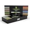 AK Interactive Playmarkers akrilinių žymeklių rinkinys, 34 spalvos