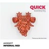 AK Interactive QUICK MARKER Infernal Raudona žymeklis miniatiūrų dažymui