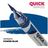 AK Interactive QUICK Marker Power Mėlyna miniatiūrų dažymui
