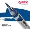 AK Interactive QUICK Marker Power Mėlyna miniatiūrų dažymui