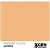 AK Interactive Radiant Flesh 3 kartos akriliniai dažai 17 ml