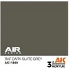 AK Interactive RAF Dark Slate Pilkas akriliniai dažai AIR, 17 ml