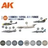 AK Interactive RAF lėktuvų akriliniai dažai, 8 vnt., AK11755