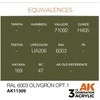 AK Interactive RAL 6003 Olivegrün AFV akriliniai dažai, 17 ml (AK11309)