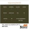 AK Interactive RAL 6003 Olivegrün akriliniai dažai AFV, 17 ml
