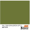 AK Interactive RAL 7008 Graugrün Opt 2 akriliniai tankų dažai 17 ml