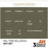 AK Interactive RAL 7009 Hellgrau akriliniai dažai AFV, 17 ml